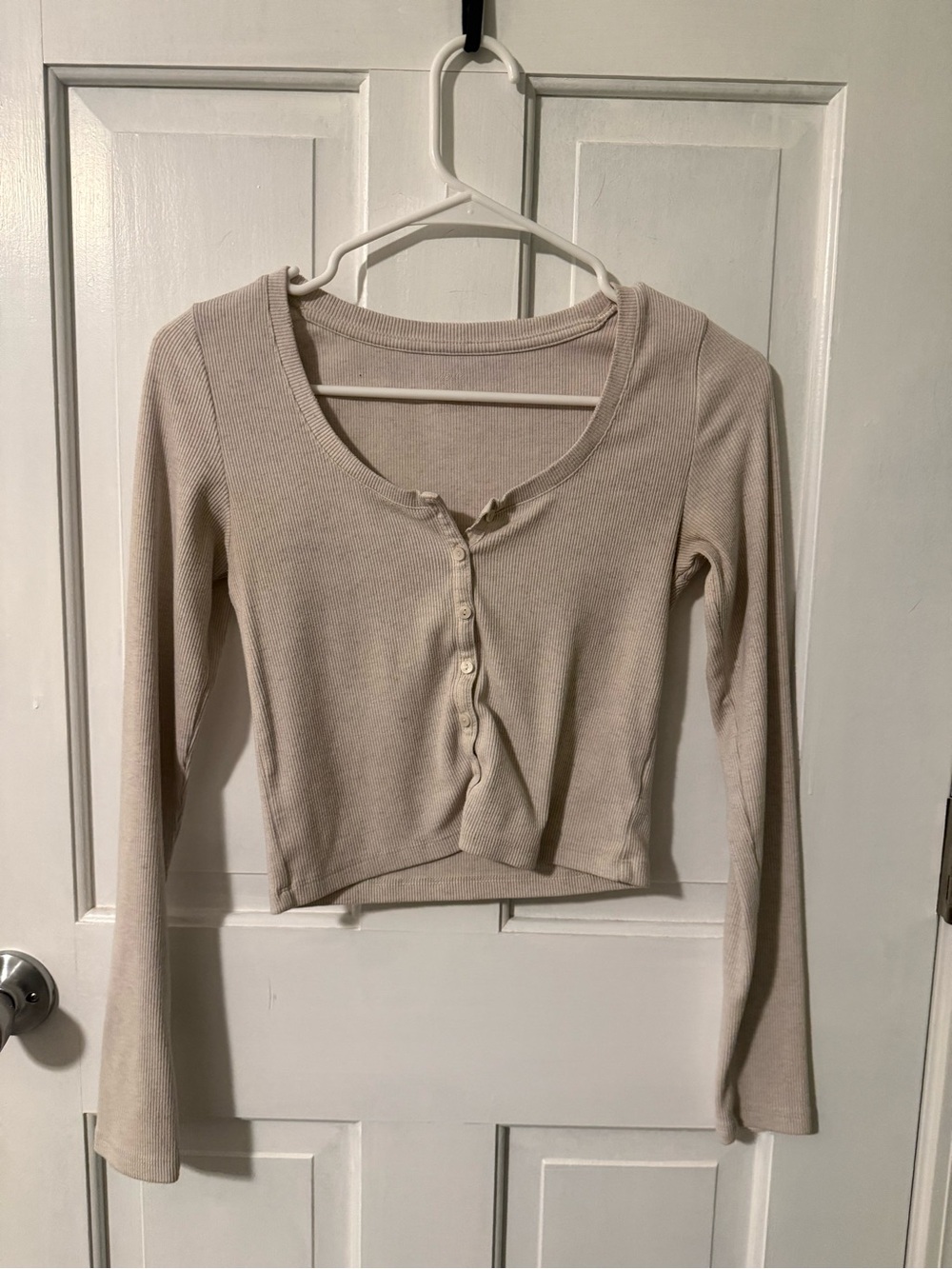 Aerie Long Sleeve Button Up Top